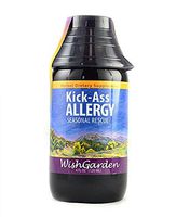 WishGarden Herbs - Kick-Ass Allergy, Organic Herbal Allergy Supplement, Supports Immune Response to Seasonal Allergies (4 Ounce Jigger)
