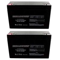 2 Pack 6V 12Ah SLA Battery Replaces Tripplite UB6120 Modified Power Wheels, WB6120F1 for UB6120, WKA6-12F, PS6100 Many Uses Smoke Detector, exit Signs, inverters, Lighting, Signage, Toys, Safety Unit