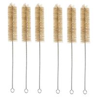 YXQ 30mm Tube Bottle Brush Nylon Wire Straw Wash 10.4 inch Long-Handle Bristle Cleaning for Lab Set Chemistry Test,6Pcs