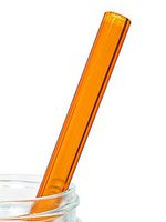 Autumn Amber Long Smoothie Straw