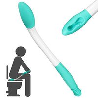 Zafina Toilet Aids Tools, 15" Long Reach Comfort Wipe, Ideal Self Wipe Assist Bottom Wiping Toilet Aid for Limited Mobility, Disabled, Arthritis, Shoulder or Back Pain, Surgery