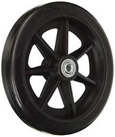 Karman Healthcare Caster with 5/16 inch Bearing, Black, 6" X 1", 1 Pound