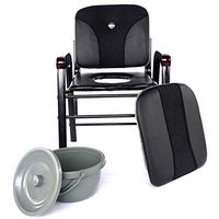 ZBYXZIGJ Toilet Chair Bedside Commode Chair, Fixed Toilet Elderly Sofa Potty Chair