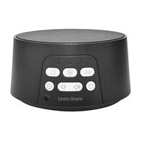 Unite Stone White Noise Machine Sleep Sound, High Quality Speaker with 24 Unique Sounds and 3 Time Indicator