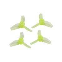 Rakonheli 31mm 3 Blade Clear Propeller (2CW+2CCW; 0.8mm Shaft) (Yellow) - Blade Inductrix/FPV