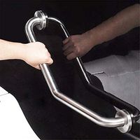 Echotang Toilet Handrail Non-Slip Stainless Steel Handrail Bathroom Safety Support Rail for Pregnant, Elderly, Disabled Use