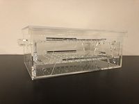 Cigar Humidor Acrylic Clear Custom Box for Cigar Storage and Display