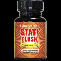 10 Pack - Stat! Flush 5 Capsules 400 Mg Each with Free Im Baked Bro and Doob Tubes Sticker