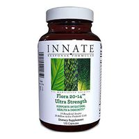 INNATE Response Formulas, Flora 20-14 Ultra Strength, 20 Billion CFU Probiotic, Vegan, Gluten Free, 120 Capsules (120 Servings)