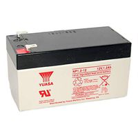 JMAC Supply 12 Volt 1.2 Ah Sealed Lead Acid Battery - F1 Terminals