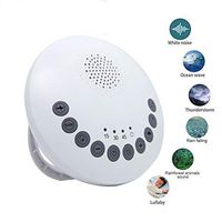 ZZLYY White Noise Machine Sound Machine with Natural Soothing Sounds, USB Charger, Adjustable Volume, Headphone Jack, Auto-Off Timer, Portable for Home Office Travel