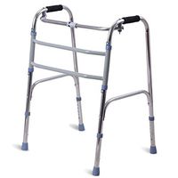 XSWZAQ Folding Walker for Seniors - Adult Walker - Portable Walker with Adjustable Height, 30-37 Inches