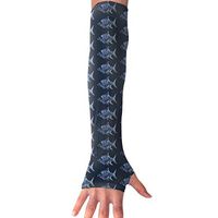 BaPaLa Fish Sports Arm Sleeves Cooling Or Warmer UV Sun Protection Compression Arm Sleeve for Women& Men Suit for Cycling,Running,Golf, Basketball,Football 1 Pairs