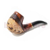 Handcrafted Panther - Wooden Author Exclusive Tobacco Smoking Pipe & Pouch Gift