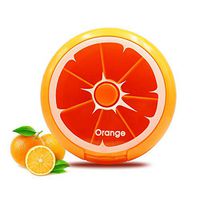 LazyMe Weekly Pill Box Pocket Cute 7 Compartments Large Medicine Organizer (Orange)