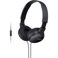 Sony Premium Lightweight Extra Bass Stereo Headphones with Universal in-line Microphone and Remote for Apple iPhone/Android Smartphone (Black)