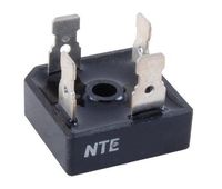 NTE Electronics NTE5340 Silicon Bridge Rectifier, Single Phase, 40 Amps Average Forward Current, 200V Peak Reverse Voltage