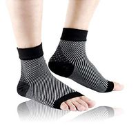 Plantar Fasciitis Sock Ankle Support - ACODQR Compression Sleeves Arch Support Ankle Pain Relief Socks Reduce Foot Swelling for Men and Women