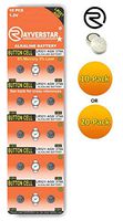 Rayverstar LR521 AG0 1.5V Alkaline (10-Batteries) Fits: 179, 379, SR63, JA, RW327, 618 (Full List Below)