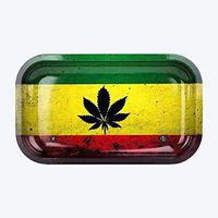 Rasta Leaf Rollin' Tray Medium