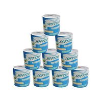 White Toilet Paper 4/6/10 Bulk Rolls Toilet 3Ply Tissue Clean Touch Toilet Paper Eco Friendly Bath Paper Soft (10 rolls)