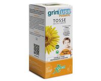 Aboca GRINTUSS Pediatric Syrup Dry and Fatty Cough Honey 180gr
