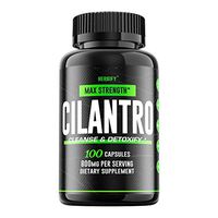 Cilantro Pills 1000mg, Cilantro Capsules (Coriandrum Sativum), Cilantro Supplement, Organic Herbal Supplement, 100 Capsules (100)
