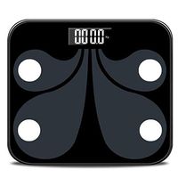 NILINLEI Digital Bathroom Weighing Scale Bluetooth Body Fat for Weight Loss Fitness Tracking Measures Weight, Body Fat, Muscle Mass, Body Age Etc, Easy Read Display