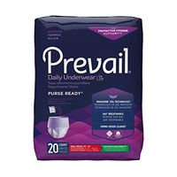 Prevail Underwear PurseReady, SMALL / MEDIUM, Pull On, PRU-512 - Pack of 20