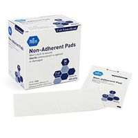 Medpride Sterile Non-Adherent Pads| 50-Pack, 3” x 8”| Non-Adhesive Wound Dressing| Highly Absorbent & Non-Stick, Painless Removal-Switch| Individually Wrapped for Extra Protection