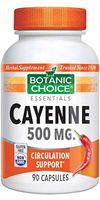 Botanic Choice Cayenne Capsules 500 mg,90 Capsules