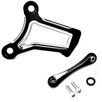 Frames & Fittings Shallow Cut Billet Front Engine Mount Bracket&Stabilizer Link Fit for Harley Street Glide Road King FLHX FLHR 2009-2016 - CN