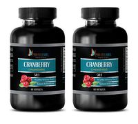 Immune System Booster for Women - Cranberry Concentrate 50:1 - Natural ANTIOXIDANT - Cranberry Herbal Supplements - 2 Bottles 120 Capsules
