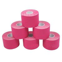 New 1 Roll 5m x 5cm Kinesiology Sports Muscles Care Elastic Physio Therapeutic Tape (Pink)