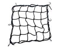 Boxer Tools Heavy-Duty 15 Cargo Net for Motorcycles, ATVs - Stretches to 30 (Black)