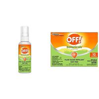 Off! Botanicals Insect Control Set, 2 ct: Botanicals Repellent (4 fl oz), Botanicals Towelettes (10 ct)