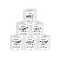 Gooldu Soft & Strong Toilet Paper, 3-Ply Sheets Per Roll Soft Absorbent Tissues Paper Tissues Household Eco-Friendly Biodegradable & Sustainable Roll Paper Towels Silky Paper Towels Tissue (6 roll)