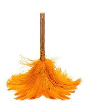 AVIAN COLOR FEATHER DUSTER. (Orange)