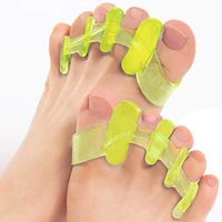 BunionPal: Fluorescent Toe Separators and Gel Toe Spacers, Toe Stretchers & Toe Straightener for Big Toe, Bunion Corrector, Plantar Fasciitis, Hammer Toe, Hallux Valgus, Bunionnette, Foot Pain Relief.