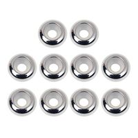 RUZYY 10Pieces Stainless Steel Rubber Insert Stopper Spacer Beads for Add-a-Bead Bracelet