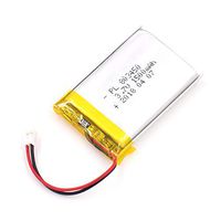 3.7V 1500mAh 803450 Lipo Battery Rechargeable Lithium Polymer ion Battery Pack with JST Connector