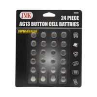 IIT 00266 AG13 Button Cell Batteries, 24-Pack