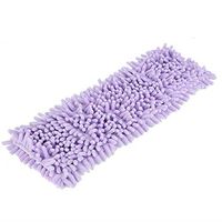 Cleaning Pad Flat Head, Washable & Reusable Flat Mops Pad Mop Replacement Head for Floor Cleaning(Purple)