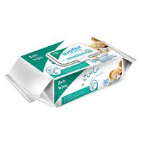 Exlover Flushable Wet Tissues for Adults/Baby, Moist tissues, Alcohol-Free Tissue Clean Hand Health Care Moist Towelettes Bathing Wet Wipes Rinse-Free - Body Paper 100 tissues/Pack
