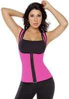 WANGWEN Sports Shapewear Perspiration Body Shaper Hot Thermal Neoprene Sweat Slimming Vest with Front Zipper for Weight Loss
