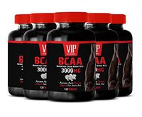Muscle Growth Supplements for Men - BCAA 3000 MG - BRANCHED Chain Amino Acid - leucine isoleucine and valine - 5B (600 Tablets)