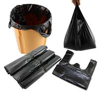 Kindes 50Pcs/Roll Disposable Garbage Bag Portable Outdoor Home Rubbish Clean Trash Storage Bags Trash Bags
