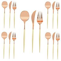 Party Plastic Cutlery, Plastic Silverware Set, Disposable Silverware Flatware Set, Fancy Party Utensils (Style R)