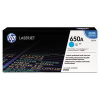 HP - HP 650A, (CE271A) Cyan Original LaserJet Toner Cartridge CE271A (DMi EA