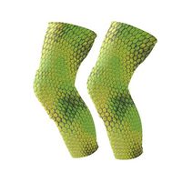 Anyangquji Snake Scale Kneepads Sport Protector Compression One Piece Anti-Slip Knee Brace for Men&Women (1 Pair)